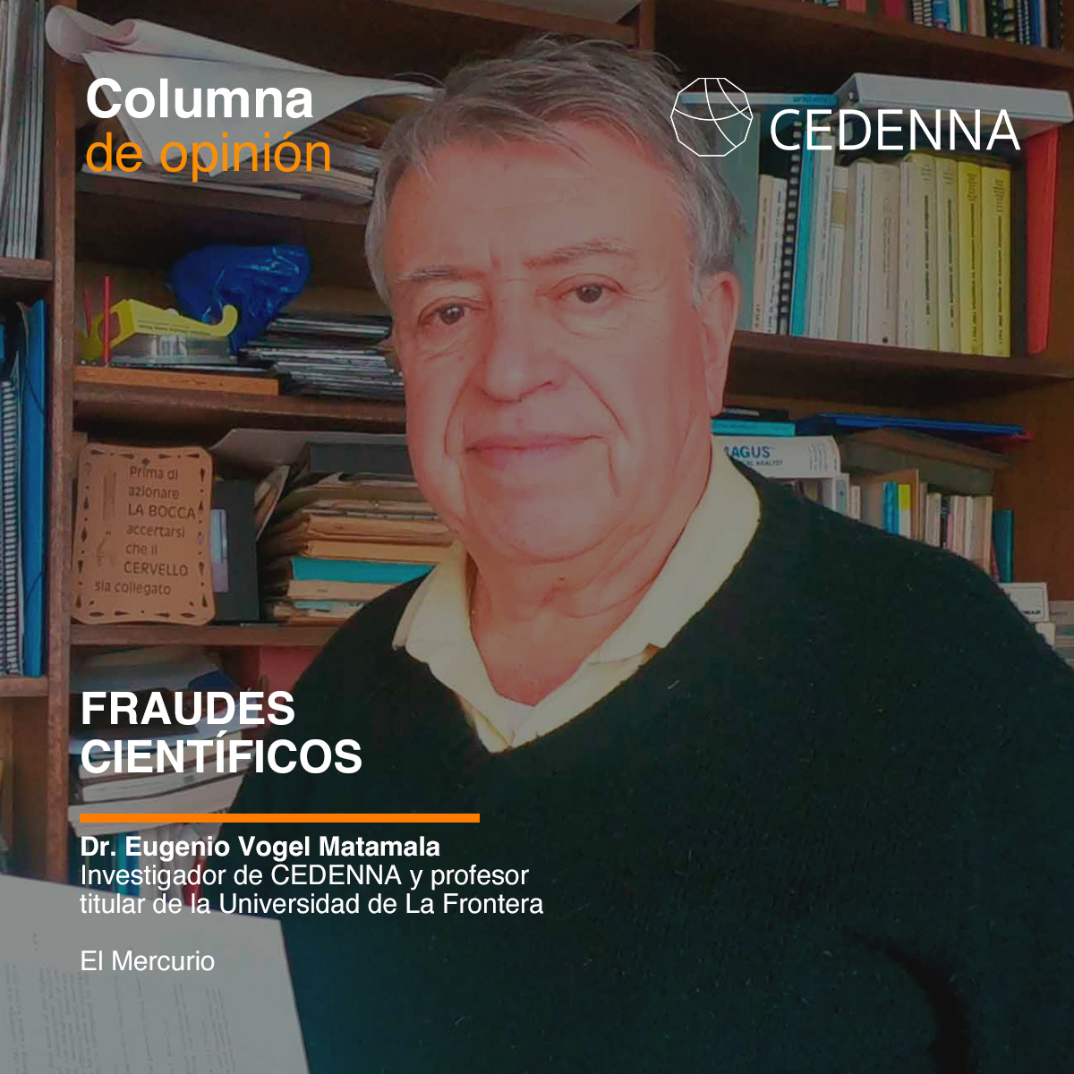 Cedenna: Nanociencia y Nanotecnología para Chile (@cedenna) on Twitter photo #ColumnadeOpinion: El investigador de <a href="/CEDENNA/">Cedenna: Nanociencia y Nanotecnología para Chile</a> y profesor titular del Departamento de Ciencias Físicas (<a href="/FisicaUFRO/">Cs. Físicas UFRO</a>) de la <a href="/UFrontera/">UFRO</a>, Dr. Eugenio Vogel, escribe para <a href="/ElMercurio_cl/">elmercurio_cl</a>: "Fraudes Científicos". Te invitamos a leerla: bit.ly/3jneJHB #ColumnadeOpinion: El investigador de <a href="/CEDENNA/">Cedenna: Nanociencia y Nanotecnología para Chile</a> y profesor titular del Departamento de Ciencias Físicas (<a href="/FisicaUFRO/">Cs. Físicas UFRO</a>) de la <a href="/UFrontera/">UFRO</a>, Dr. Eugenio Vogel, escribe para <a href="/ElMercurio_cl/">elmercurio_cl</a>: "Fraudes Científicos". Te invitamos a leerla: bit.ly/3jneJHB