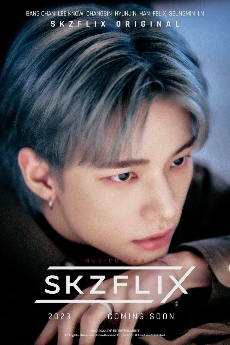 MUSIC DRAMA 'SKZFLIX' Teaser Poster #방찬 #BangChan #리노 #LeeKnow #창빈 #Changbin #현진 #Hyunjin 🎞️ 2023 COMING SOON #StrayKids #스트레이키즈 #SKZFLIX #YouMakeStrayKidsStay