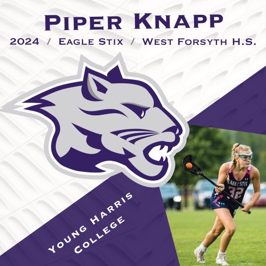 Congrats to 2024 Piper Knapp from West Forsyth on her commitment to Young Harris.