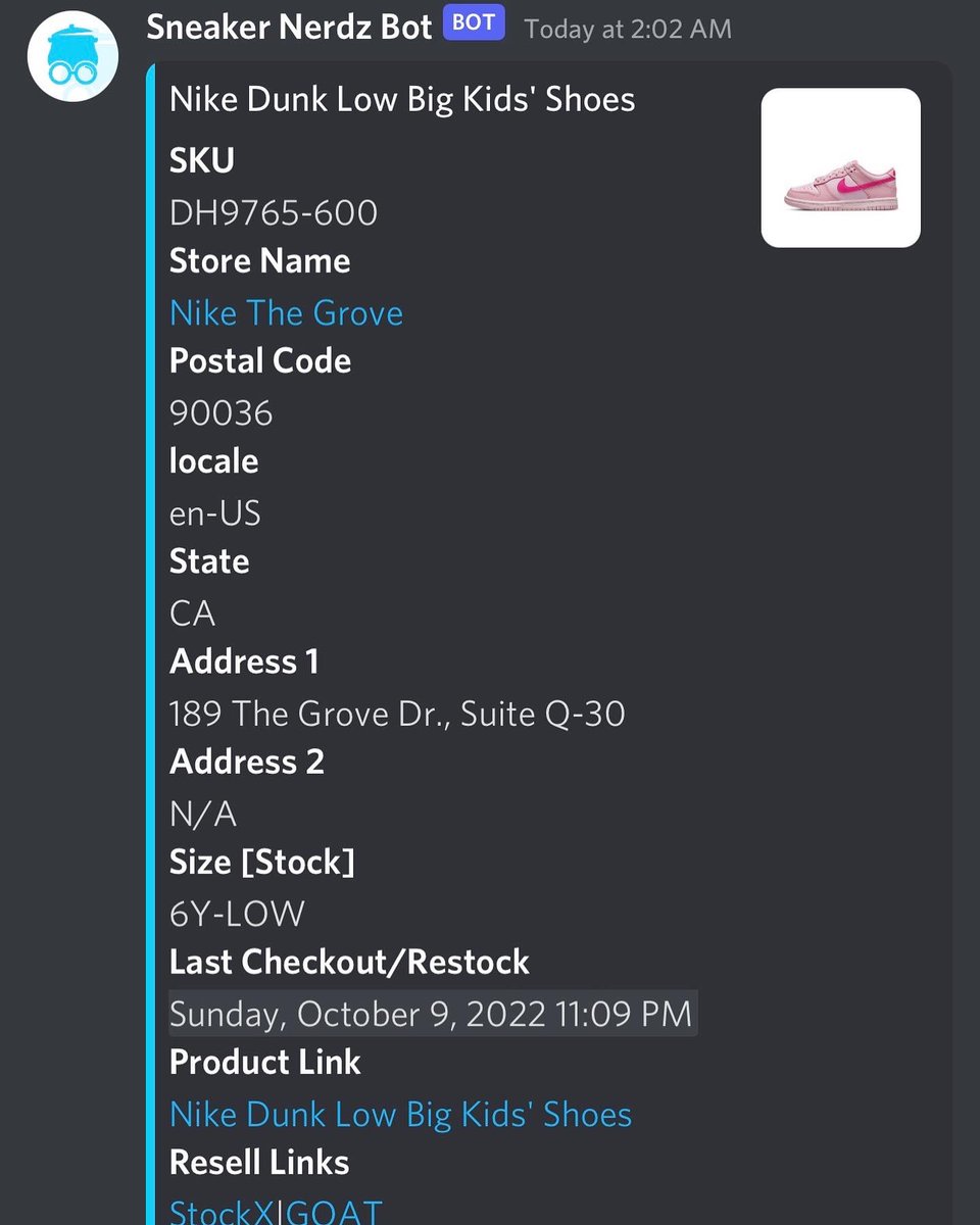 Sneaker Nerdz Cook Group tweet media