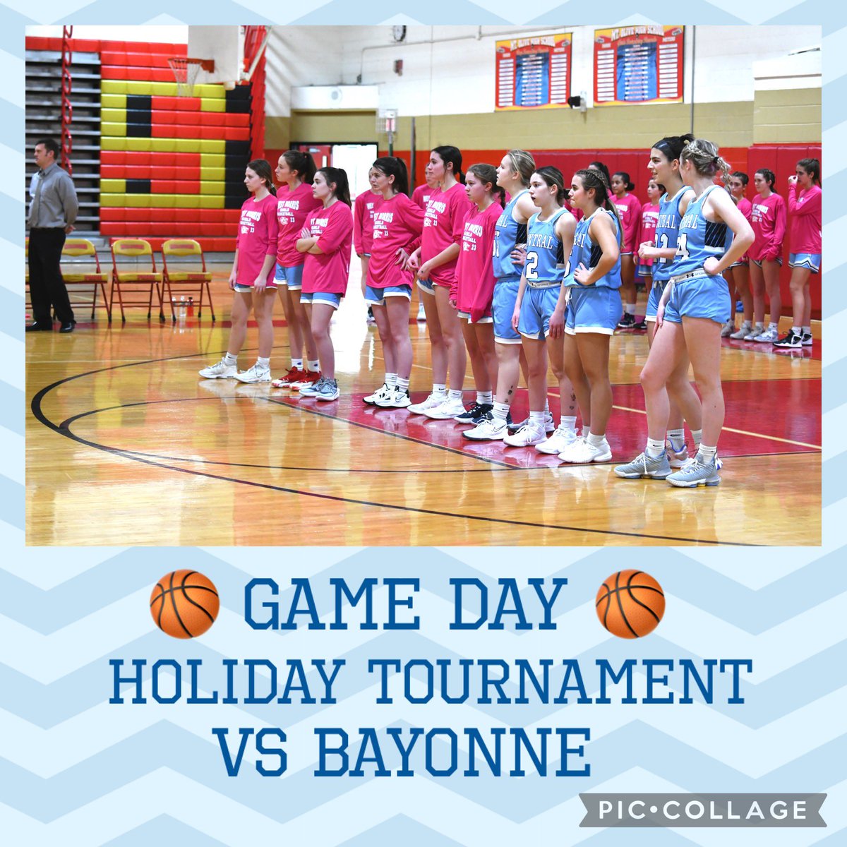 WMCGirlsBB's tweet photo. 🐺 It’s game day! 🐺 
Ridge Holiday Invitational! 
WMC vs Bayonne
1:30pm @ Ridge High School 
Go Pack! 🐺 Believe. https://t.co/8QgBBCxomK