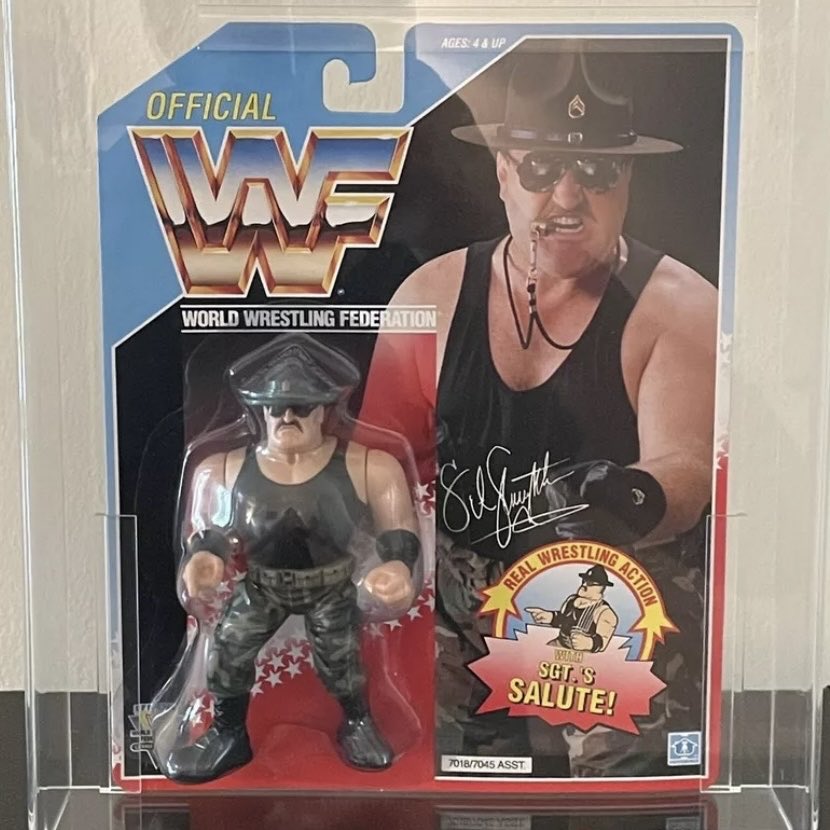 _SgtSlaughter's tweet photo. ⁦Listen Up @thehasbook⁩ Here Is 1 of Those Rare “No Name” @_SgtSlaughter⁩ Action Figures That You Mentioned‼️A Salute🫡 To Those Who Have Collected Them On A Job Well Done💰Keep Up The Awesome Collecting &amp; That’s An Order🫵🏻 ”YOU’RE OSTENTATIOUS”&amp; I’M DISMISSED‼️YO⭐️JOE👍🏻 https://t.co/nuYn024Akd