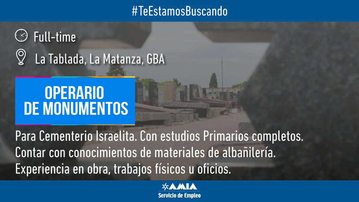 Servicio de Empleo AMIA tweet media