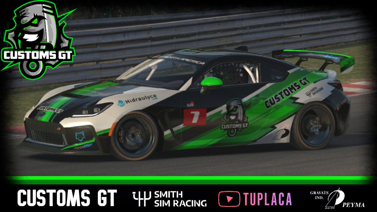 Customs GT (@customsgt) on Twitter photo 🏆 #ToyotaEnduranceCup
📆 28/12/2022, 21:30h
🚗 Toyota GR86
🛣️ SPA Francorchamps
Equipo 1:
<a href="/mujikano/">Mujikano</a>
<a href="/Sergi__BD/">Sergi Blanquez</a>
Equipo 2:
<a href="/freerider16dh/">Alex</a>
<a href="/crazy91racing/">Crazy_91_racing</a>
💻 twitch.tv/crazyjuampa 🏆 #ToyotaEnduranceCup
📆 28/12/2022, 21:30h
🚗 Toyota GR86
🛣️ SPA Francorchamps
Equipo 1:
<a href="/mujikano/">Mujikano</a>
<a href="/Sergi__BD/">Sergi Blanquez</a>
Equipo 2:
<a href="/freerider16dh/">Alex</a>
<a href="/crazy91racing/">Crazy_91_racing</a>
💻 twitch.tv/crazyjuampa