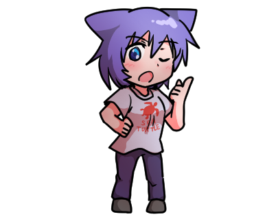 「初心に戻って、せびれう子さん。←プロフ画像のキャラを元に作ったものですが、自分の」|せびれうのイラスト