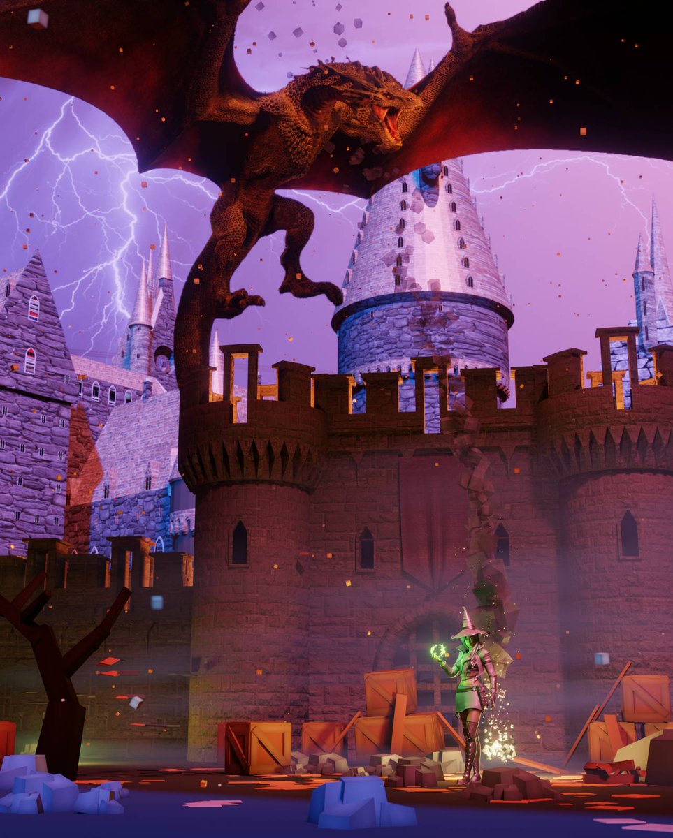 maryann3dstudio's tweet photo. #dragon #blender #blender3d #appleman #mybook #witch #caste #Netflix https://t.co/dCwXiL6RUu