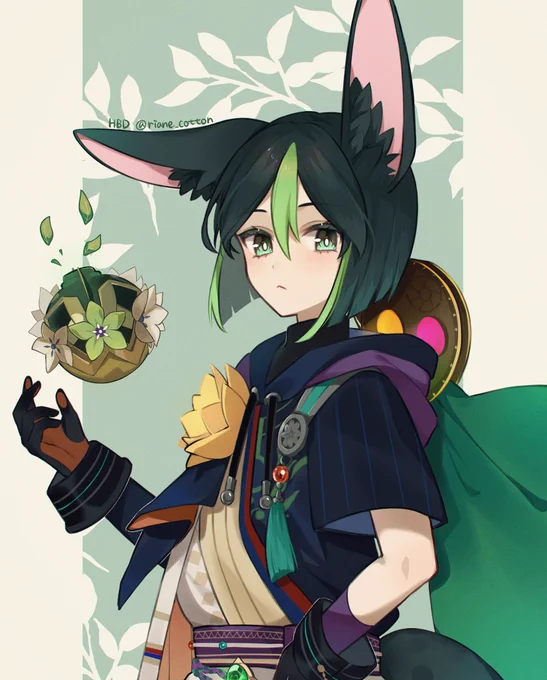 おたおめ#ティナリ生誕祭2022 #Tighnari#原神 #GenshinImpact 