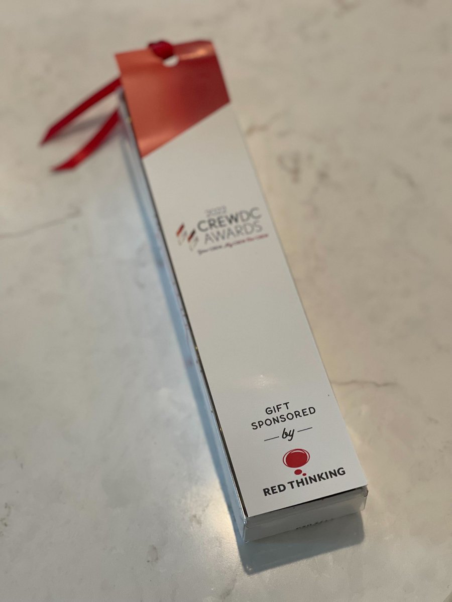 As a #WomanOwned business, we take every opportunity we can to help #EmpowerWomen. 💪

#RedThinking was proud to be the gift sponsor for the 2022 @CREWDC Awards. We look forward to continuing to work with incredible organizations like #CREWDC in 2023!