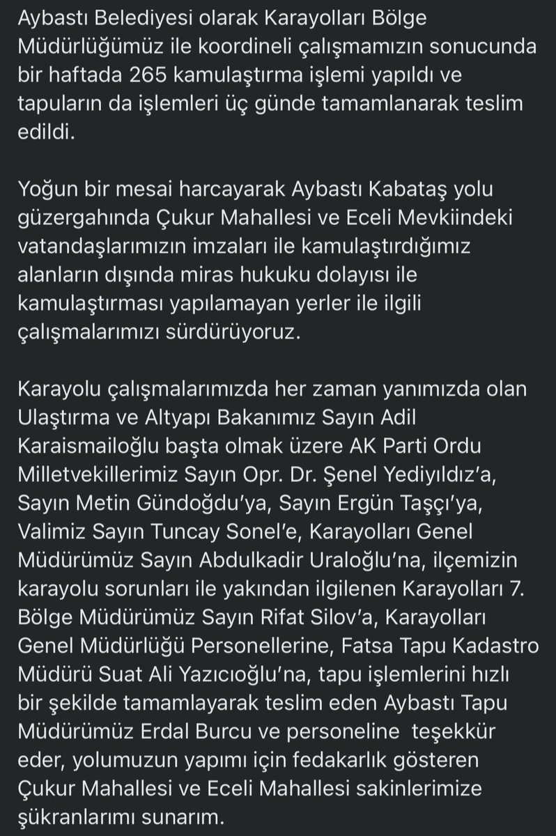 21 Mayıs 1847 tarihinde Defterhane-i Amire Kalemi adıyla kurulan ve mensubu olmaktan büyük gurur duyduğum Tapu ve Kadastro Genel Müdürlüğü bünyesinde halka hizmet etmek bizim için büyük mutluluk <a href="/beytullahgectan/">Beytullah Geçtan 🇹🇷</a> başkanım. Aybastı ilçemize hayırlı olsun