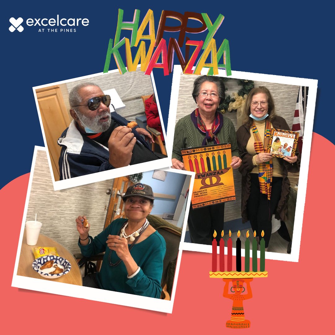 excelpines's tweet photo. ExcelCare at the Pines celebrated Kwanzaa with all the residents! 

This is the time for families and communities to come together to remember the past and to celebrate African American culture and that's what we all did. 

#Kwanzaa #africanamericanculture #excelcarepines https://t.co/R5owh2qwKn
