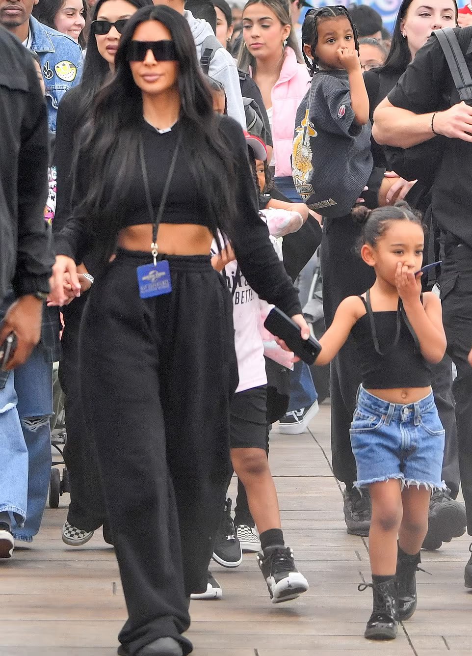 Kim Kardashian At Disneyland