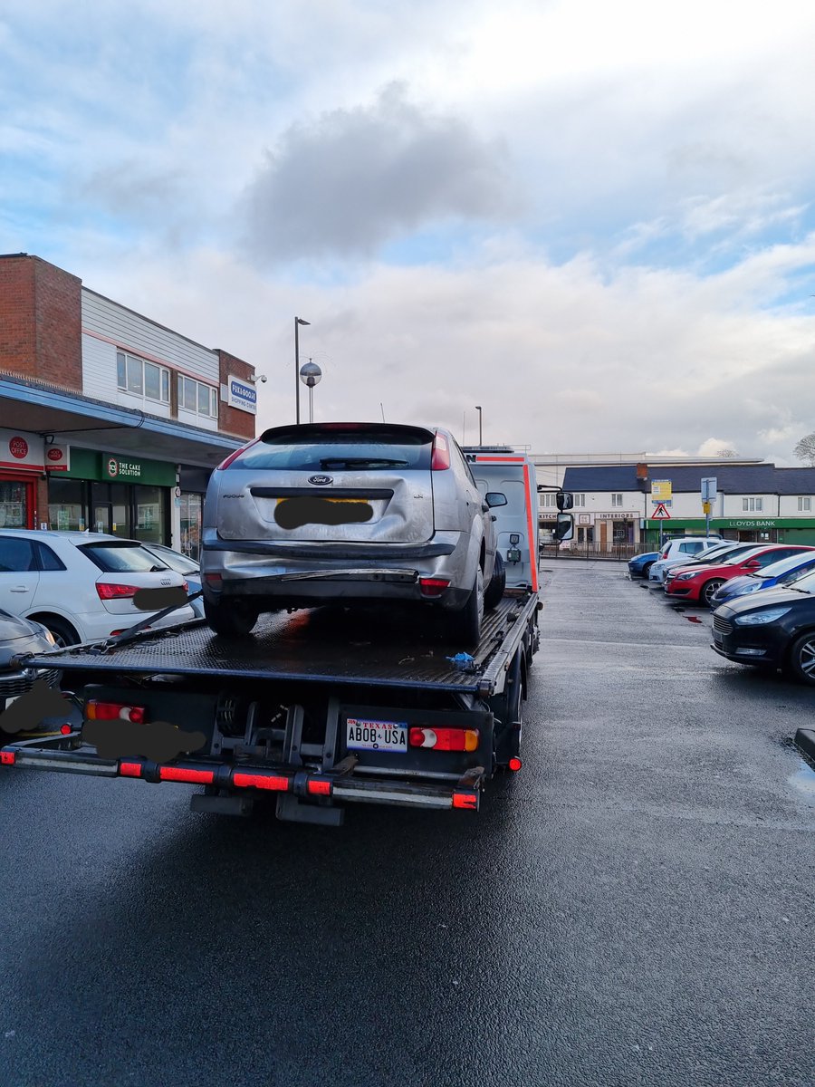 HodgeHillWMP's tweet photo. #SEIZED This vehicle was seized today, suspected to be stolen after officers noticed the vehicle was displaying cloned plates #BESpotlight #OpCalibre https://t.co/Zir9HFru4R