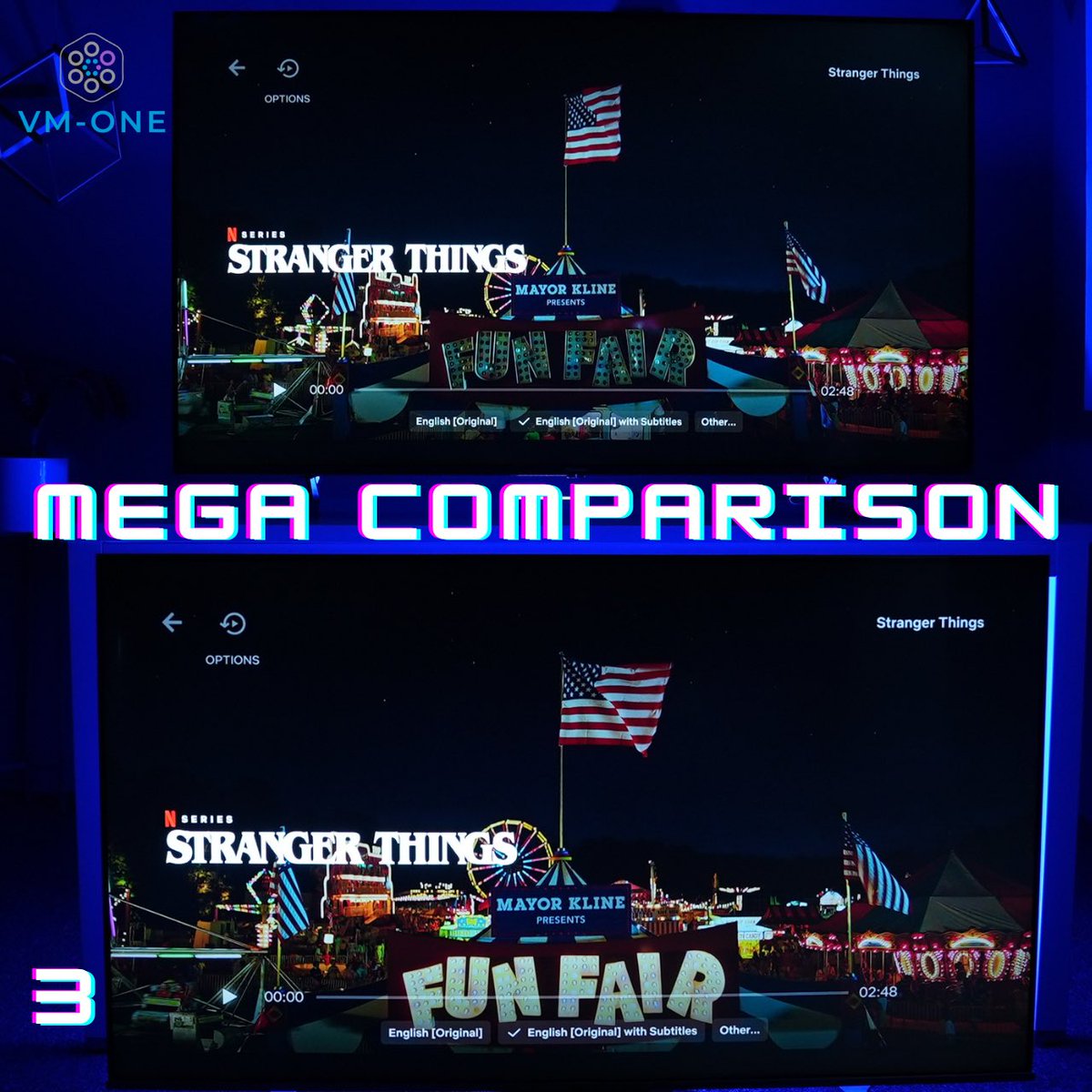 vm__one's tweet photo. Visual 3 of 7: VU Masterpiece Glo &amp; Hisense U7H QLED

Fact 3 of 7: This will be the MOST EXPENSIVE "TV Comparison Video" (55 Inch Comparison) on YouTube so far

@Hisense_IND 

#trueview  #vmone  #comingsoon https://t.co/hyuAP29WCs