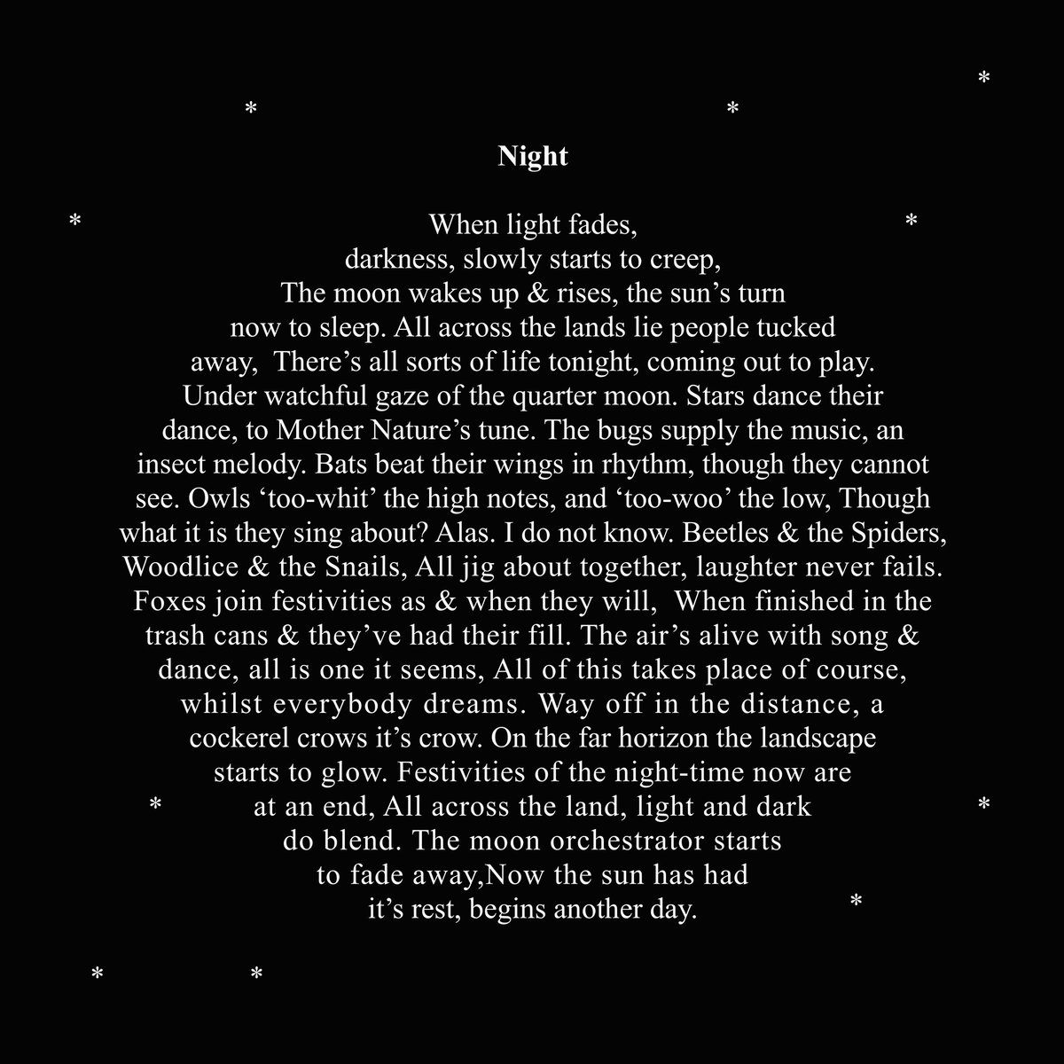 More nonsense words. Thought this may make a decent #calligram but it’s a bit wonky #rhyme #poem #poetry