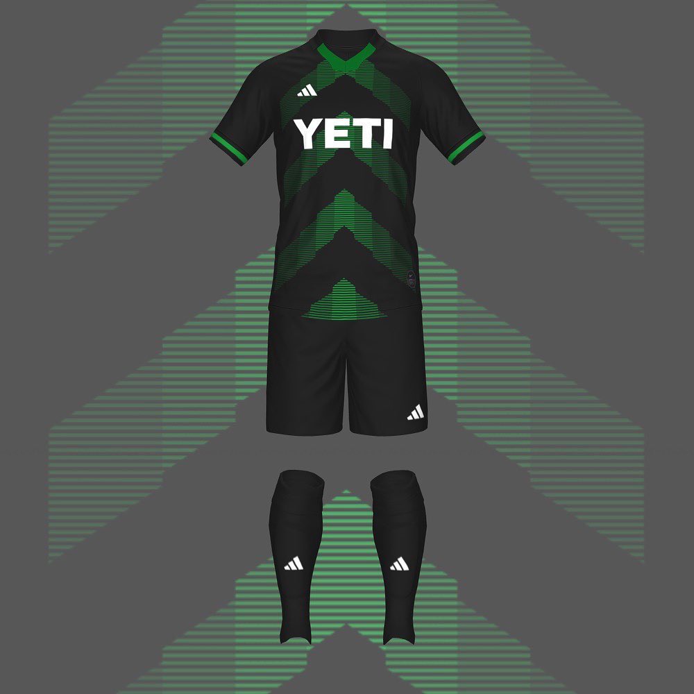 WeAreAustinTV's tweet photo. Concept designs for the 2023 Home jersey made by Us! Should our new home jersey stay similar to our fist one? What yβall think? #austinfc #mls #verde https://t.co/GCSOaVKFzA