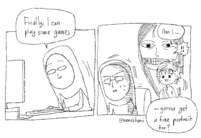 The problem with having your OCs living in your head rent free. 