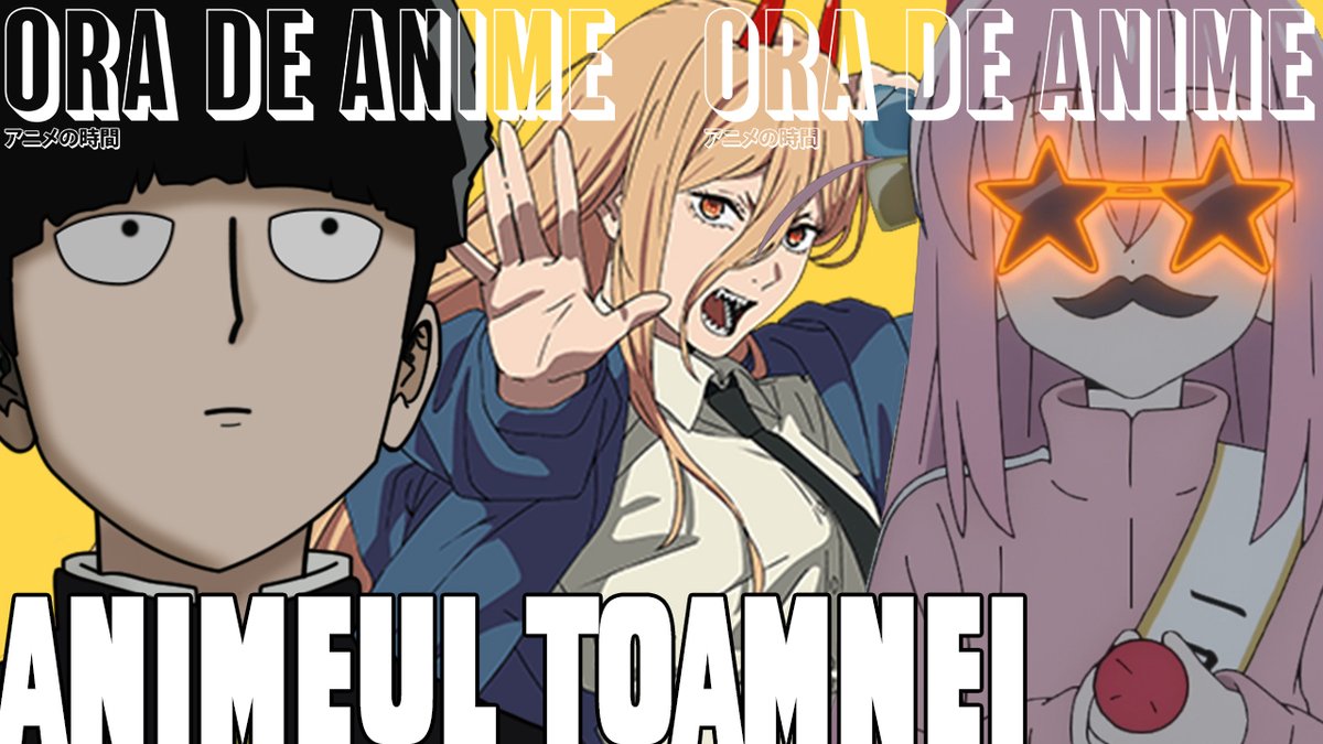 ShonenRo's tweet photo. Azi la Ora de Anime ANIMEUL SEZONULUI VOTAT DE ROMANI E? Toamna #Anime 2022 cu #chainsawman #mobpsycho100 #SPYxFamily #Bleach #BocchiTheRock #akibamaidwar+MULTE ALTELE! #LIVE #now https://t.co/gzfoHb9E9h #twitch #podcast #Romania #stream #streaming #twitchtv #tiwtchstream https://t.co/Xo4uckYnjs