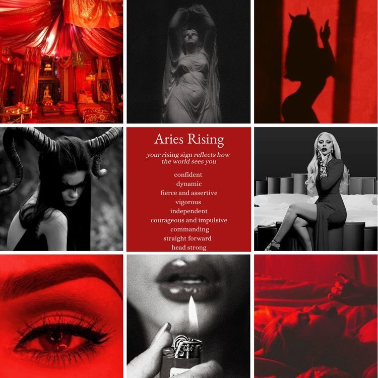 Hujandisenja's tweet photo. Yo, let’s play zodiacs mood board based on ur sun, rising, moon &amp; mercury. 

Check ur birth chart to know more about ur sun, moon, rising and mercury ✨

Aries https://t.co/kKc3zFyBWT