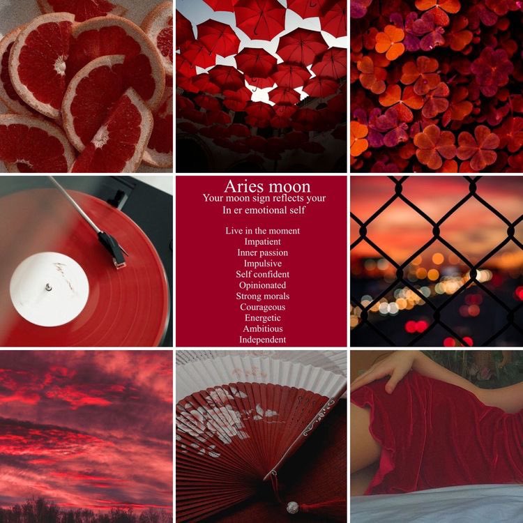 Hujandisenja's tweet photo. Yo, let’s play zodiacs mood board based on ur sun, rising, moon &amp; mercury. 

Check ur birth chart to know more about ur sun, moon, rising and mercury ✨

Aries https://t.co/kKc3zFyBWT