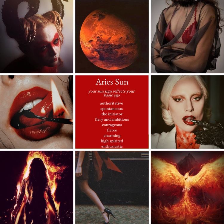 Hujandisenja's tweet photo. Yo, let’s play zodiacs mood board based on ur sun, rising, moon &amp; mercury. 

Check ur birth chart to know more about ur sun, moon, rising and mercury ✨

Aries https://t.co/kKc3zFyBWT