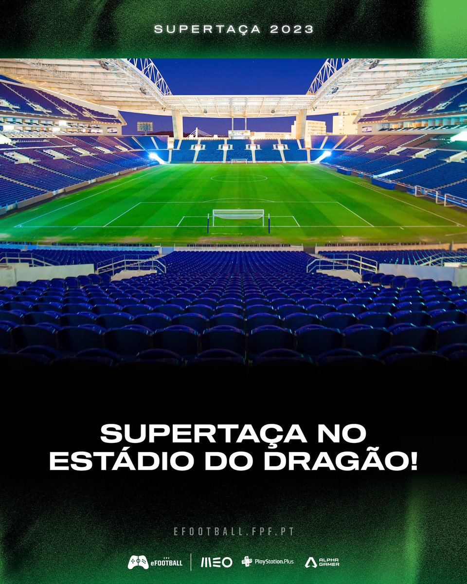 FPFeSPORTS's tweet photo. Um 𝐏𝐀𝐋𝐂𝐎 épico! 🏆 O Estádio do Dragão vai receber a Supertaça entre os @k1ckesports e @FCPorto! https://t.co/DMRRY6IMEi