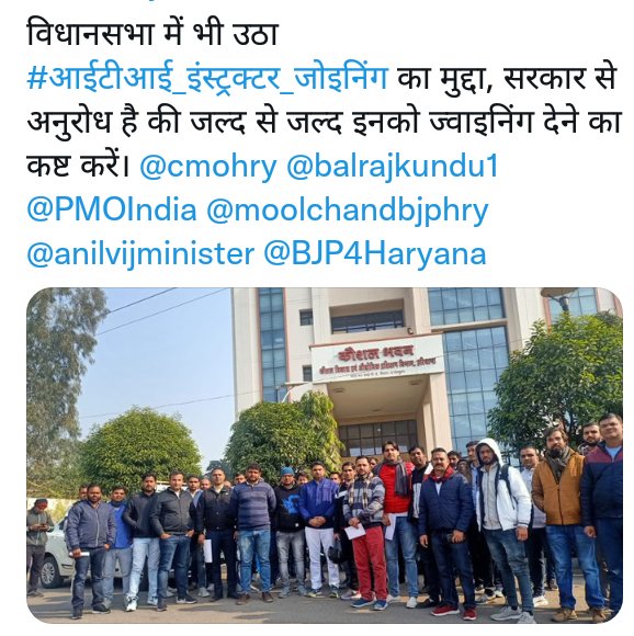 JyotiBh00194678's tweet photo. @BJP4Haryana @mlkhattar https://t.co/XNWMM8Wd0j