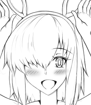 描いてます…描いてますよ…(疑心暗鬼) 