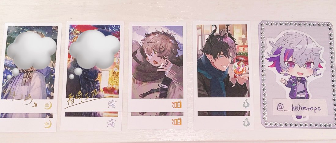 【交換】にじさんじ ウィンターデート 2022 チェキ風カード Aグループ

譲￤🌙R1N1🍭R1N1🎭🕒N2😈🛸N2
求￤🥂✨

郵送希望 レアはレアとの交換のみ よろしくお願いします