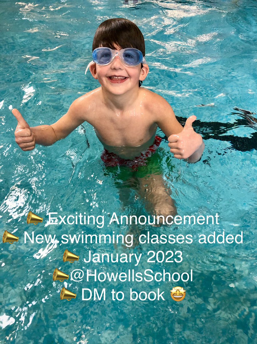 SwimmingCardiff's tweet photo. 📣📣📣 NEW!!!!
#Childrens Wave 1 (beginners) #swimming classes added for the January 2023 term @HowellsSchool 
#cardiff DM to book now! 🤩 https://t.co/wFPZwY38qf