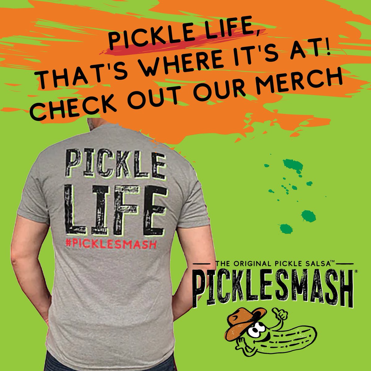 Pickle Life, that's where it's at! Check out our merch at picklesmash.com/collections/sw…👍🏻🙌🏻