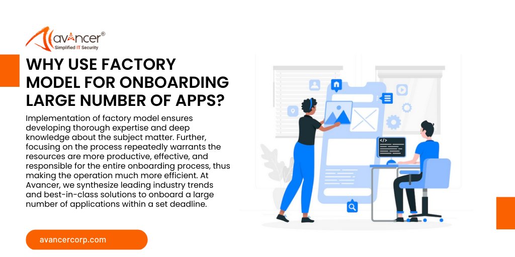 avancercorp's tweet photo. Leveraging the #FactoryModel approach to on-boarding multiple apps could ensure successful integration of applications within a proven and repeatable framework. Talk to our experts to know more https://t.co/56wIm9rAn8 

#ITSecurity #Cybersecurity #IAM #IdentityManagement https://t.co/ed9qqguwie