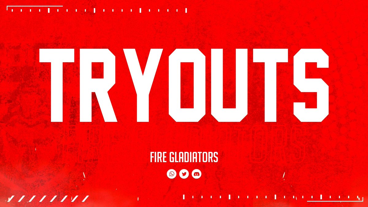 #CR | TRYOUTS FG

Estaremos realizando tryouts en busca de nuevos jugadores.

REQUISITOS
📌Disponibilidad Horaria 
📌WhatsApp y Discord 

Si estás interesado enviar MD <a href="/FireGladiators/">Fire Gladiators</a> <a href="/heyjo2521/">HEYJO</a>