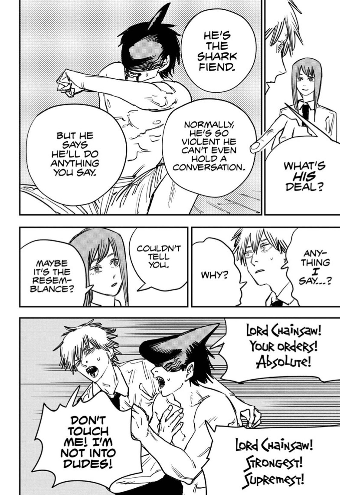 Abbie on twitter there s something so funny about denji wanting a