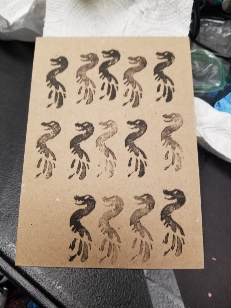 Gummysaurusrex_'s tweet photo. Trying something new, making homemade staps, these are my first few attempts.
#stamps #stampmaking #homemade #traditionalart #art https://t.co/tiy4r0a2CT