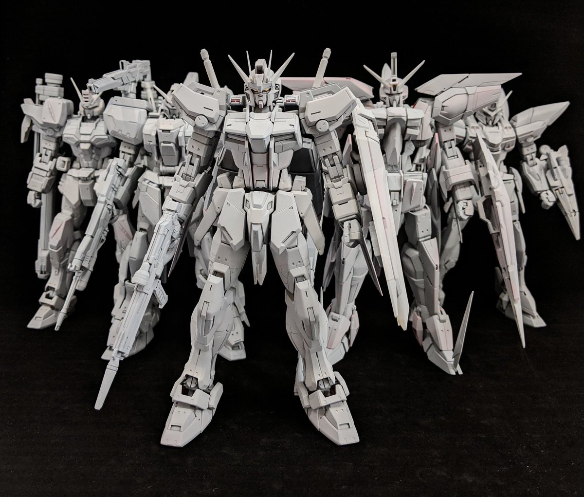SujinjianG's tweet photo. Premium Bandai MG GAT Squad [Deactivated Mode]

#gundamseed #gunplabuilders #mastergrade https://t.co/CriJtYI1Pg