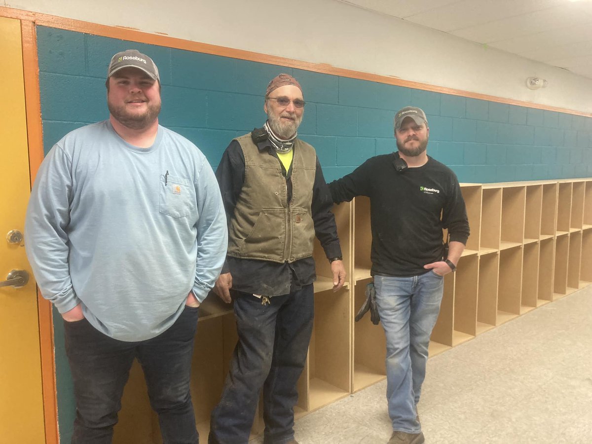 Many thanks to our friends at <a href="/RoseburgCo/">Roseburg</a> for building 10 storage cubbies for our Smackover- Norphlet Unit! The kids will definitely appreciate them! #WhateverItTakes