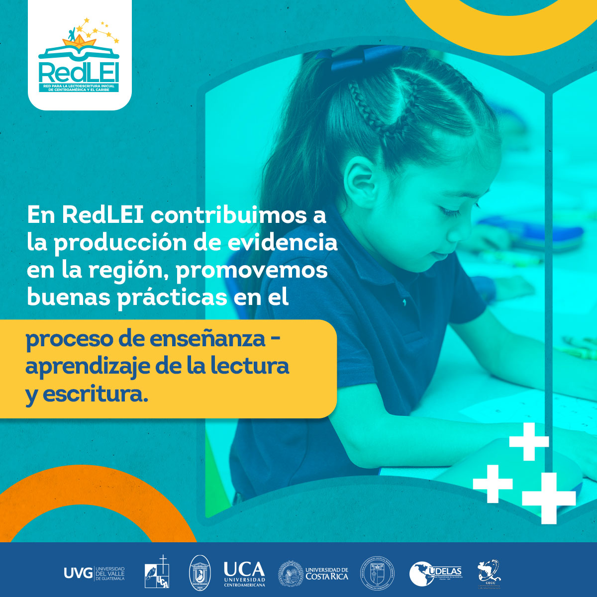 En RedLEI promovemos buenas prácticas en el proceso de enseñanza-aprendizaje de la lectura y escritura.

Conoce más sobre la RedLEI aquí: 
red-lei.org