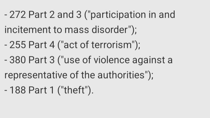 VirtuteFemina's tweet photo. 1/4
On 2 December 2022, D.K. Abay #Mustafin,head of the investigative and operational team of the special prosecutors' department of the regional Prosecutor's Office,issued an order to terminate a politically motivated criminal case under following articles:@rglucks1
@katka_cseh https://t.co/tmZOsT4P6C