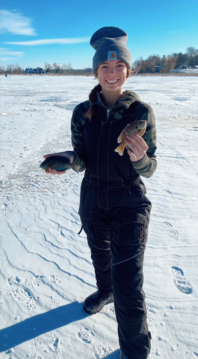 Ahafermann2025's tweet photo. During Christmas break it is important to spend time with your family. I had a fun morning with my dad getting ready for the ice fishing season! #dadanddaughter #alwaysworkhard @ahafermann10 https://t.co/WH0mIhox8Q
