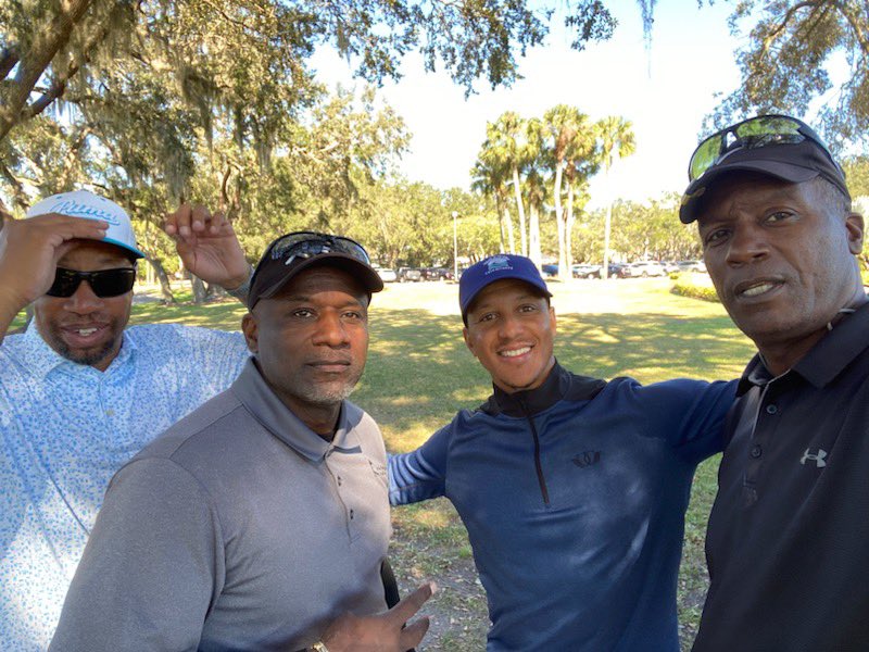 Great day of golf with <a href="/27TBuck/">Terrell Buckley</a> in Orlando 🏌🏾‍♂️🏌🏾‍♂️✊🏽✊🏽 <a href="/XFL2023/">XFL</a> gearing up for training camp ! #GoGuardians