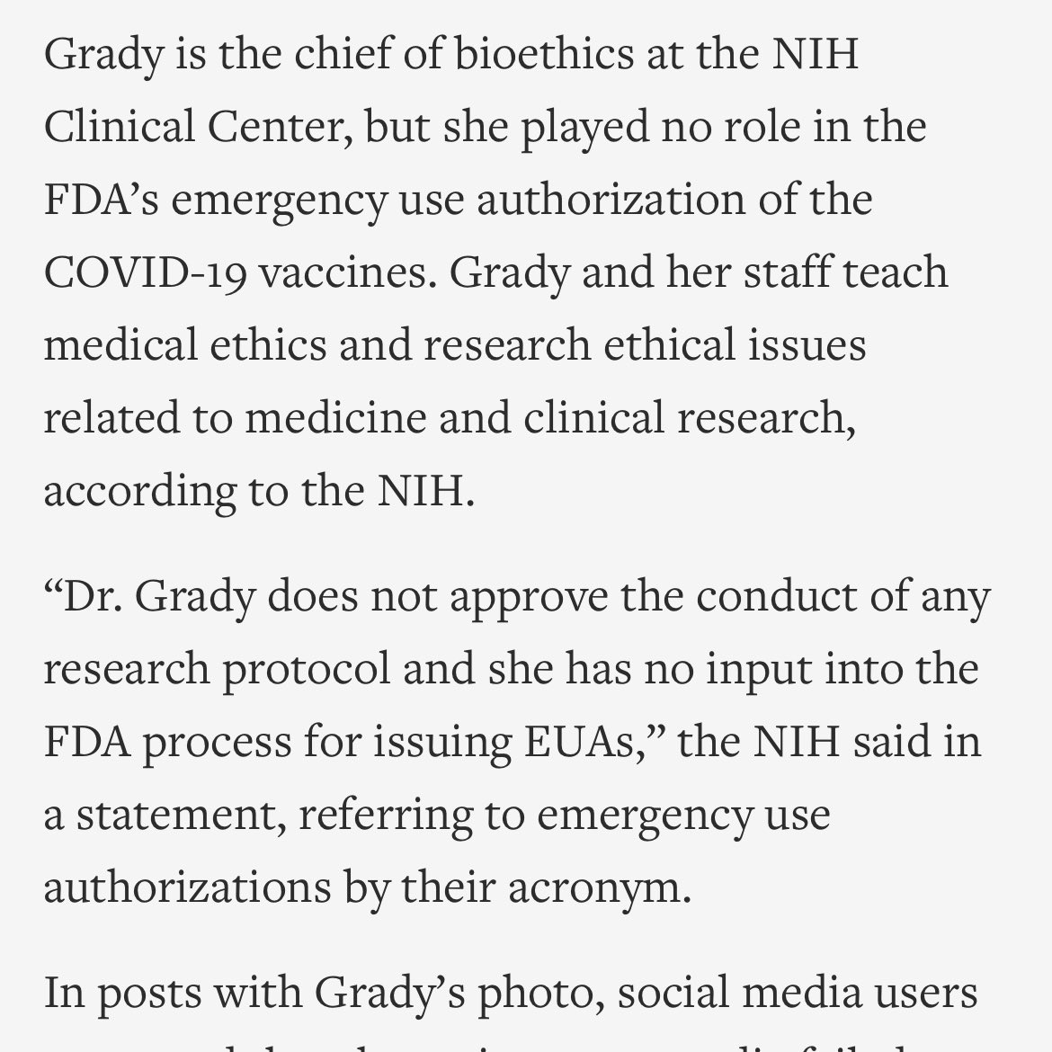 He saw “bioethics” next to her name and assumed her job was to literally police ethics. Like a child would.