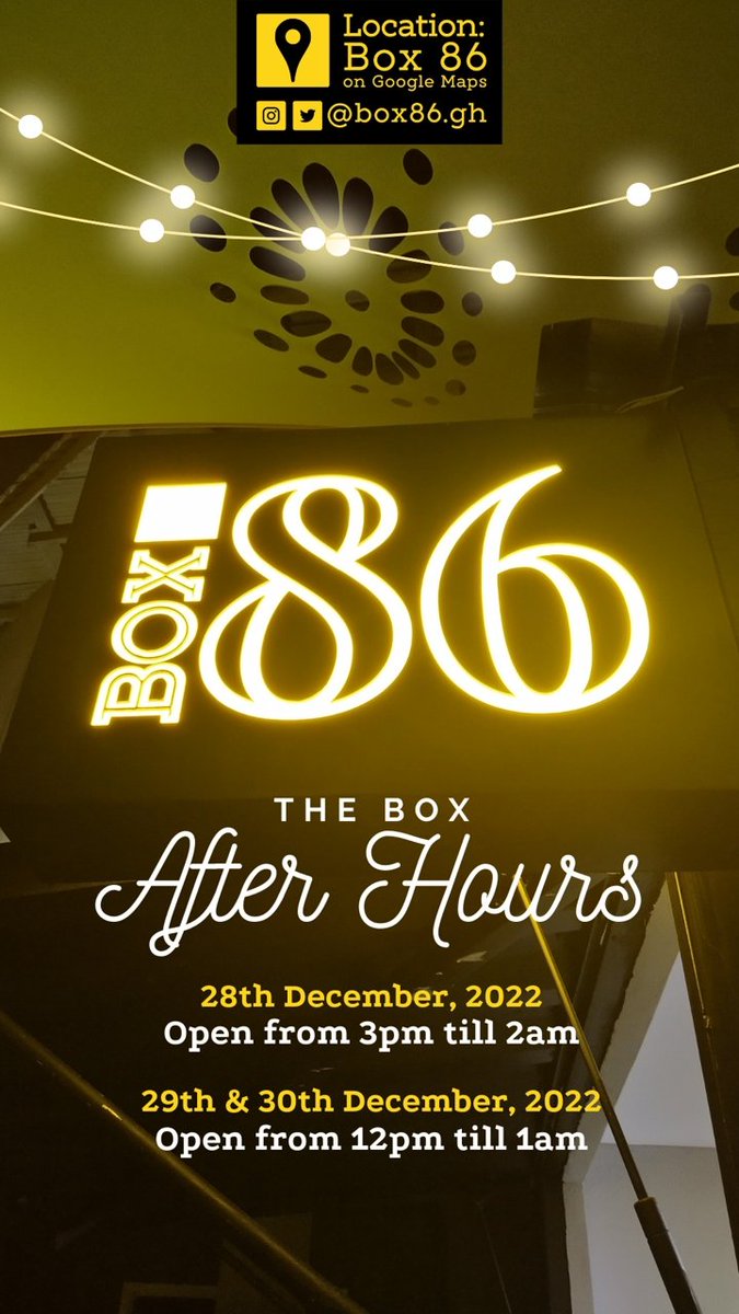 box86gh's tweet photo. Before the concert, during the concert or after the concert @box86gh got you! #DecemberInGhana https://t.co/XbfLsaxsxg