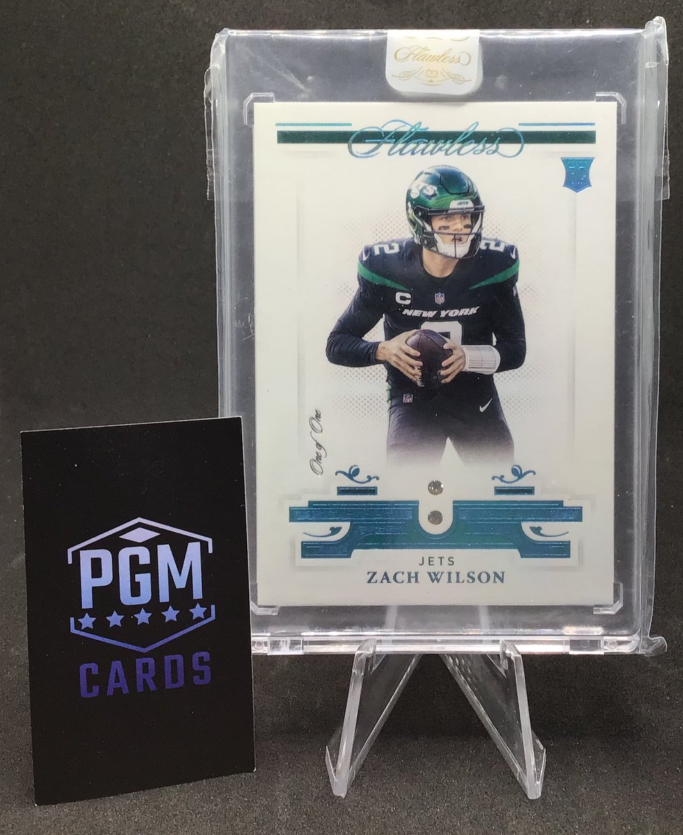 Talk about my Wilson collection a fair amount on here. No idea what this one is worth at this point (sparing the jokes) but if anyone wants to make a semi-legit offer I’ll probably let it go. Just shoot me a DM because it’s still a very cool card. #IamPGM #ZachWilson  #OneofOne