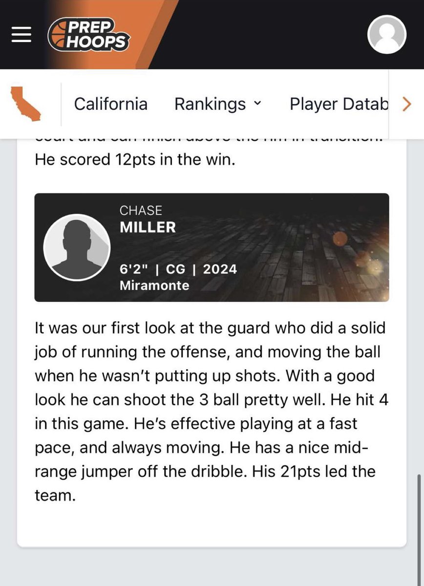 Thank you <a href="/PrepHoopsNorCal/">Prep Hoops Nor-Cal</a> for the article!