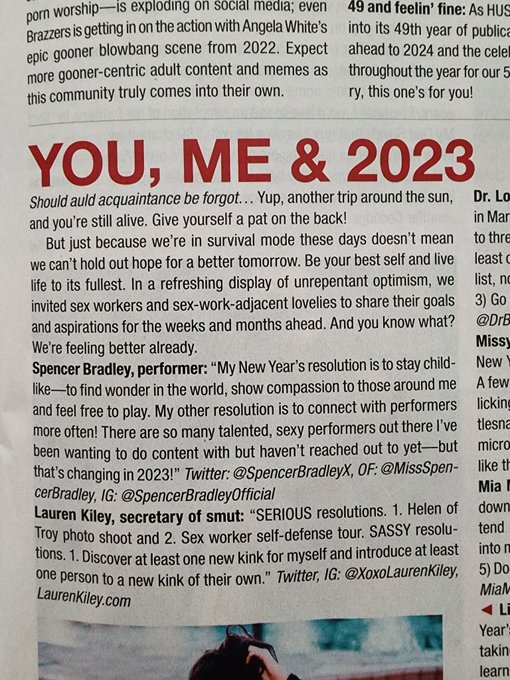 Some @HustlerMag highlights from 2022💕:  -when I got to be a Hustler Honey in the same issue as @AnaFoxxx's<a class="tags" href="/tag/hustlermag">@hustlermag</a><a href="/tag/mvsales"class="tags"><span>#mvsales</span></a>