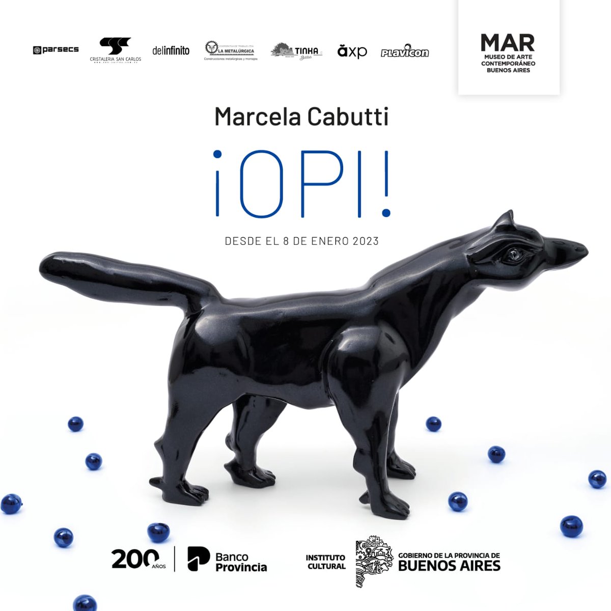 Marcela Cabutti presenta su muestra individual en el Museo MAR, en Mar del Plata.