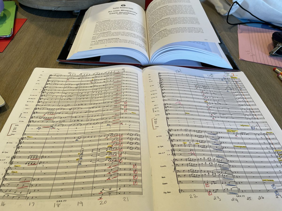 MarlboroBands's tweet photo. I asked my students to practice over vacation, so I will too! #scorestudy https://t.co/aqTqJR8XMx