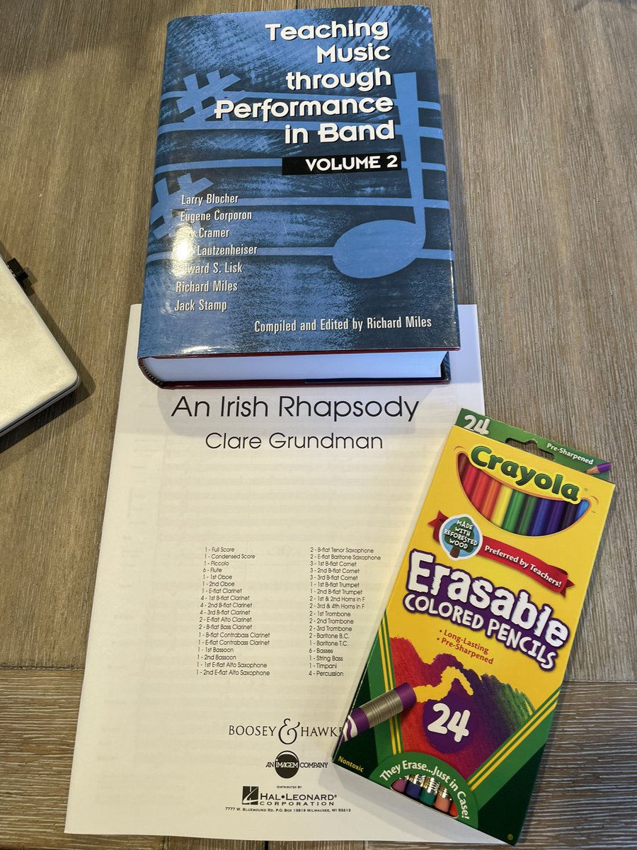 MarlboroBands's tweet photo. I asked my students to practice over vacation, so I will too! #scorestudy https://t.co/aqTqJR8XMx