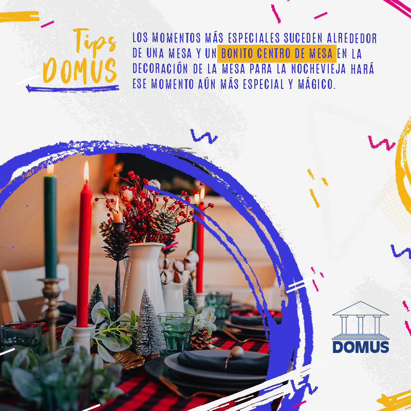 inmodomus's tweet photo. ✳Los momentos más especiales suceden alrededor de una #mesa y un bonito centro de mesa en la #decoración de la mesa para la #nochevieja 🌙 hará ese momento aún más especial.😇 

#InmobiliariaDOMUS #TipsDOMUS #Mérida #España #decoraciónhogar #Tips #navideños #navidad #findeaño https://t.co/yrytJp13Zq