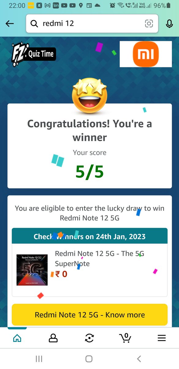 AshuAnand90's tweet photo. #Redmi125g, #RedmiNote12Quiz @RedmiIndia @amazonIN https://t.co/WHEJQZP1u6